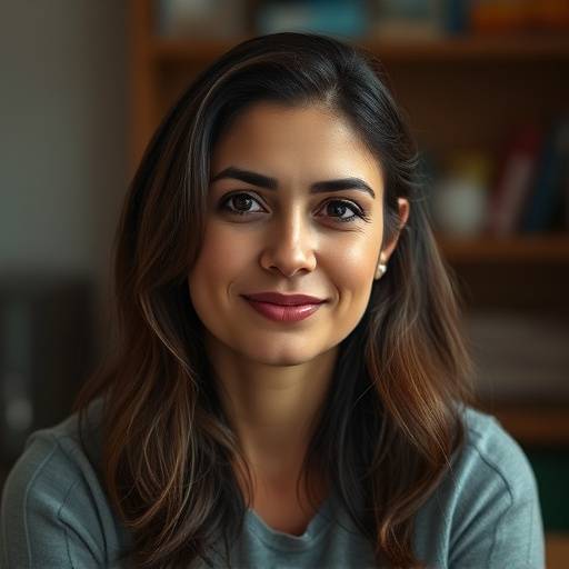 Retrato de Isabela Souza, professora de espanhol da Diction