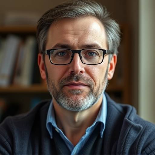Retrato de Marc Dupuis, professor de francês da Diction